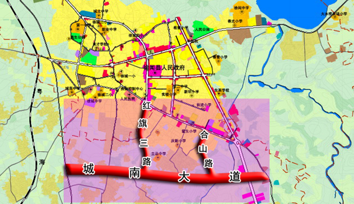 徐闻县门户 - 徐闻县城南大道,红旗三路及合山路建设
