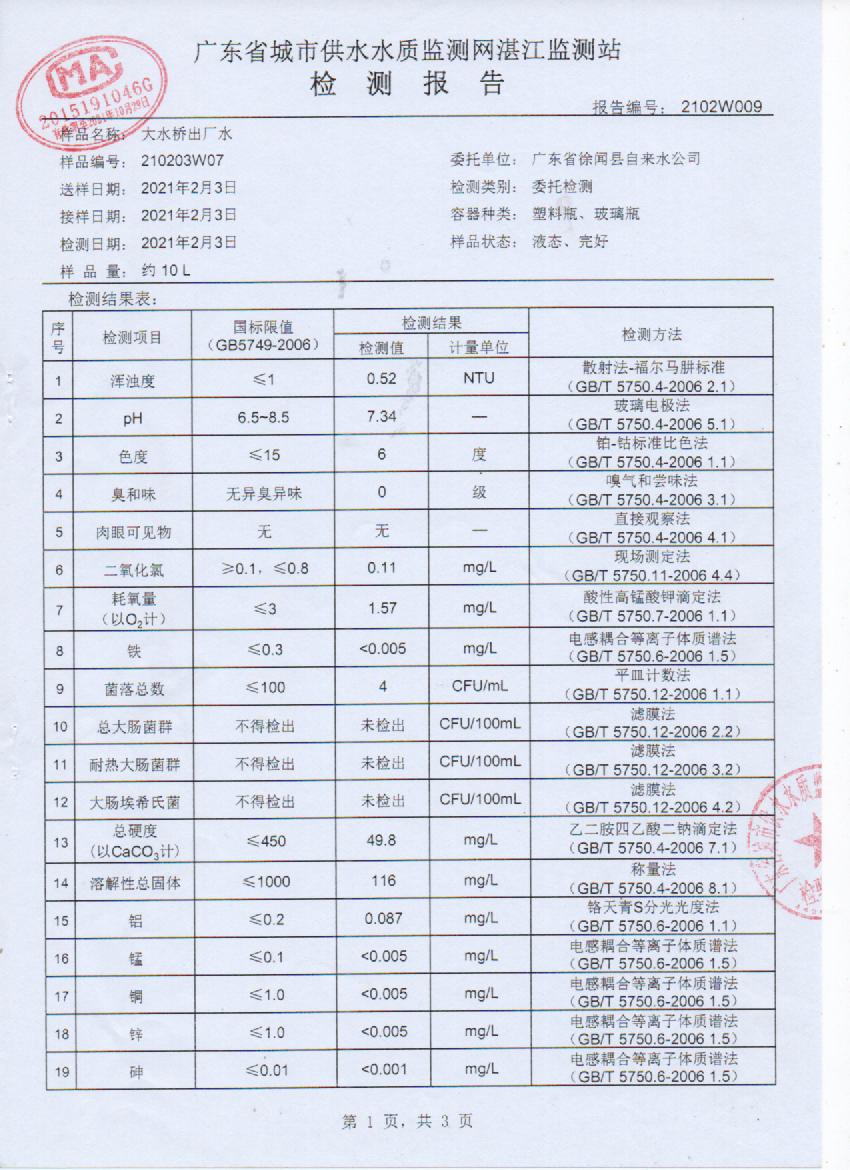 2021年2月大桥出厂水检测报告1页.jpg