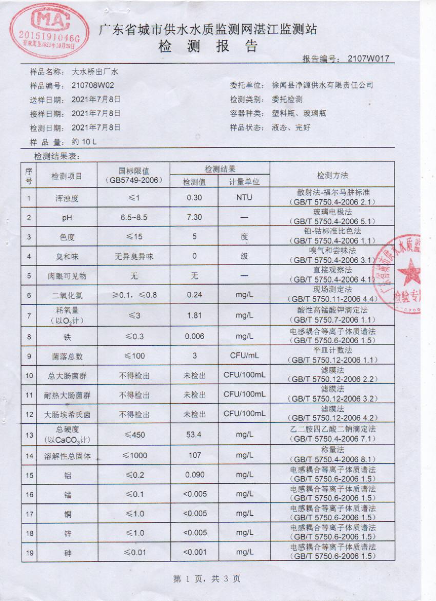 2021年7月大桥出厂水检测报告1页.jpg